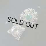 【3/25 午前11時予約開始】5/29(金) A「キュービックジルコニアのペンダントトップ 」or B「ヴィンテージクリスタルのブローチ」by 小沼 美紀