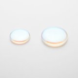 グラス カボション  14・18mm クリスタル フル AB 