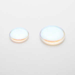 画像1: グラス カボション  14・18mm クリスタル フル AB 