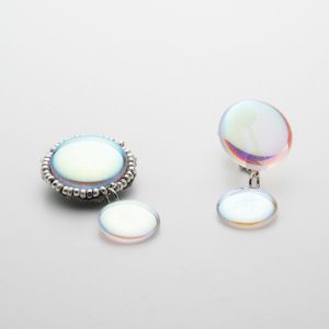 画像3: グラス カボション  14・18mm クリスタル ラブラドール フル