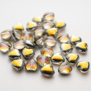 画像1: グラスハート 6mm クリスタルマレア