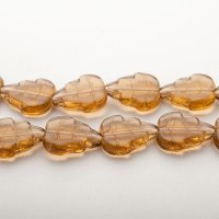 Leaf Bead  10 x 12mm スモークトパーズBead Art 36号 チェコ特集 使用ビーズ