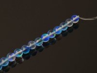 マーメイドグラスビーズ 8mm ブルーミスティック