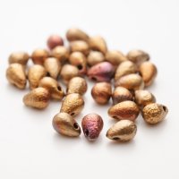 サイド ドリル ティアドロップ　4×6mm　メタリックミックス　