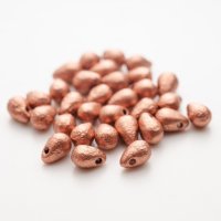 サイド ドリル ティアドロップ　4×6mm　ヴィンテージコッパー