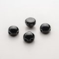 2ホールカボション 6mm ジェット（25 / 100個）