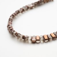 【チェコメイト】ブリック 3x6mm マット アポロ ゴールド