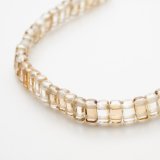 【チェコメイト】ブリック 3x6mm トワイライト クリスタル