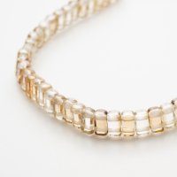 【チェコメイト】ブリック 3x6mm トワイライト クリスタル