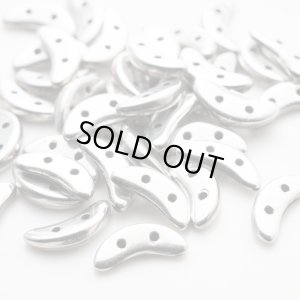 画像1: 【チェコメイト】クレセント 2ホール - シルバー