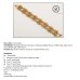 画像3: 【シンバルシリーズ】カストロII ギンコ エンドパーツ シルバー 4.2X6.7mm（シルバーメッキ・2/8個） (3)