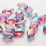 ジェムデュオ 8x5mm サマーレインボー ダークバイオレット（約5/50g）