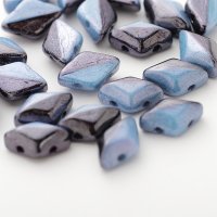 ジェムデュオデュエット 8x5mm BK/WH ブルーラスター（約10/100g）