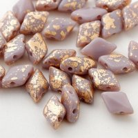 ジェムデュオ ゴールド スプラッシュ 8x5mm パープル（約10/100g）