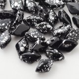 ジェムデュオ シルバー スプラッシュ 8x5mm ジェット（約10/100g）