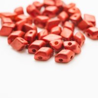 ミニジェムデュオ 6x4mm チョークラヴァレッド（約5g/50g）