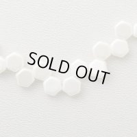 ハニカム 6mm パステルホワイト 30個