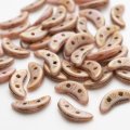 クレセント ラスターオパーク ローズ/ゴールド トパーズ