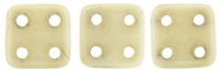 【チェコメイト】クアドラタイル 6x6mm　オパーク シャンパンラスター