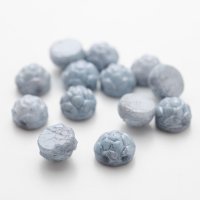 ロゼッタ　6mm C.W.ベビーブルーラスター（約20/100個）Bead Art 35号作品  使用ビーズ