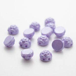 画像1:  ロゼッタ　6mm パステルライラック（約20/100個）