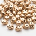 スーパーデュオ　マットメタリックフラックス （メタリックライトゴールド）Bead Art 39号 安藤潤子さん作品使用