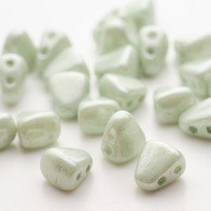 画像1: ニブビット 6x5mm ラスターオパーク プレーリーグリーン