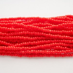 画像1: シャーロット13/0 ライト レッド 糸通し