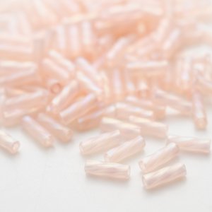 画像1: マツノ BUGLE 6mm スパイラル トランスペアレントフロストAB