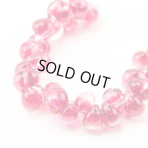 画像1: ティアドロップビーズ 【80s Pink】