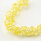【5粒】ティアドロップビーズ  ミニ【Daisy Yellow】