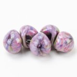 ティアドロップビーズ  ジャンボ【Marbled Lavender】