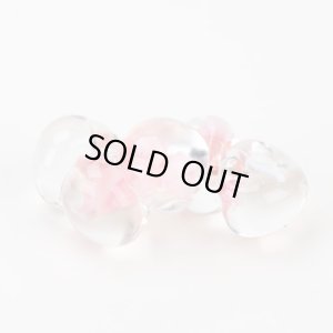 画像1: ティアドロップビーズ  ジャンボ【Garden Rose】