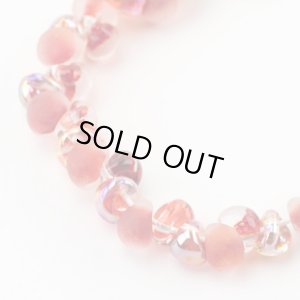 画像1: 【5粒】ティアドロップビーズ ミックス【Coral Shade】