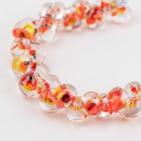 【5粒】ティアドロップビーズ 【Molten Pop】