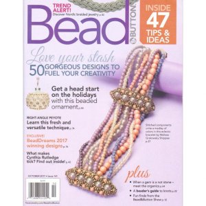 画像1: 【現品限り】Bead & Button 2017年10月号