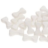 ボウタイ  6×12mm ホワイト オパーク シマー（約10g /100g）