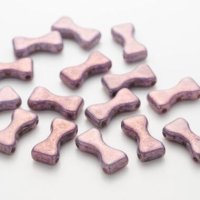 ボウタイ  6×12mm ホワイト オパーク リラヴェガラスター（約10g /100g）