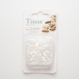 ティノス 4x10mm パステル ホワイト(約14g）