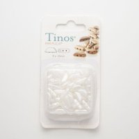 ティノス 4x10mm パステル ホワイト(約14g）