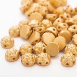 【現品限り】ロゼッタ　6mm ゴールド（約20/100個）Bead Art 35,38号 作品  使用ビーズ