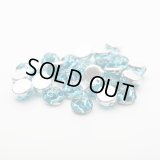 バロック２ホールカボション バックリット アクアソル ロットA Bead Art 37号 海外作家 Shiraさん使用ビーズ
