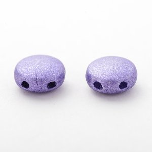 画像1: 【現品限り】ディスクデュオ メタリックバイオレット Bead Art 34号 作品 VexoLOVE 使用ビーズ