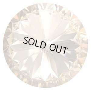 画像1: クリスタルリボリ 14mm クリスタル ハニー （1個入）