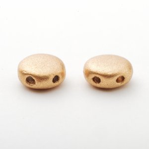 画像1: ディスクデュオ 6x4mm アズテックゴールド【現品限り】