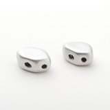 パロス・プカ  7x4mm アルミニウムマットシルバー（約10/100g）