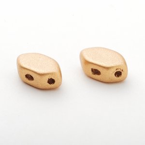 画像1: パロス・プカ  7x4mm ライトゴールドマット（約5g）【現品限り】