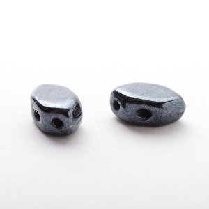 画像1: パロス・プカ  7x4mm ジェットヘマタイト（約10/100g）