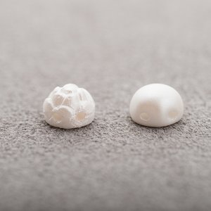 画像3: ロゼッタ　6mm  C.W.ティールラスター（約20/100個）Bead Art 35, 36号チェコ特集使用ビーズ　