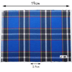 画像1: 【先染綾織・中厚地】神戸タータン播州織コットン J柄・中厚ツイル【1m単位】※お取り寄せ